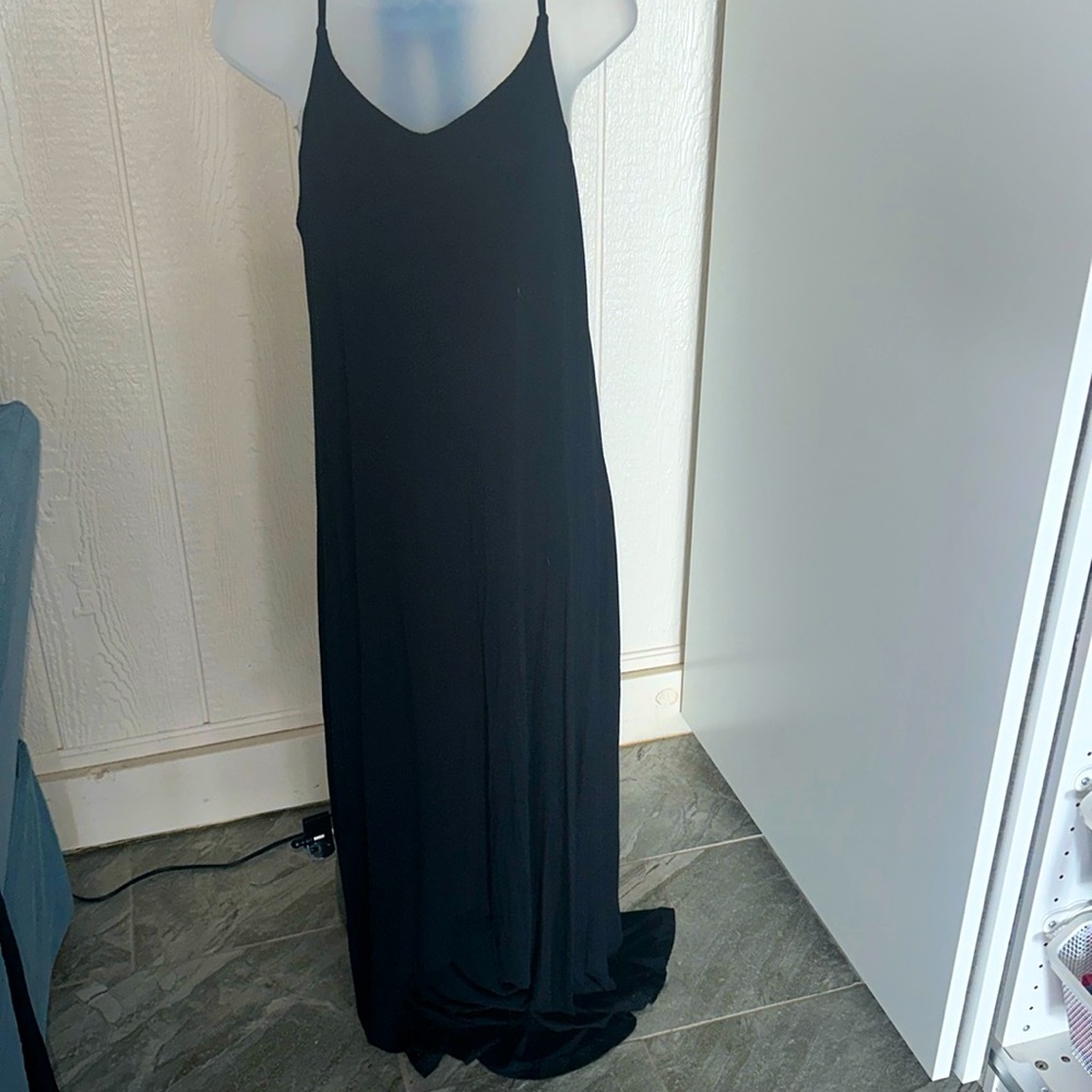 Maxi black dress